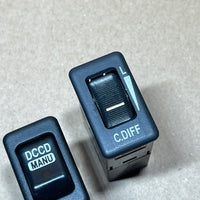 JDM Subaru Impreza STi GDB v9 05-07 Shift Boot Trim Console + DCCD & C.DIFF Switch + STi 6 Speed Knob