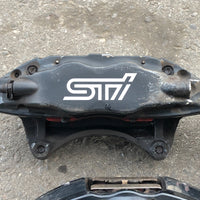JDM 2008-2014 Subaru WRX STi GRB Black Brembo Brake Calipers Front & Rear 4/2 | Brake Caliper | 1792