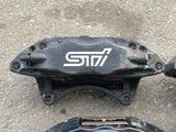 JDM 2008-2014 Subaru WRX STi GRB Black Brembo Brake Calipers Front & Rear 4/2 | Brake Caliper | 1792