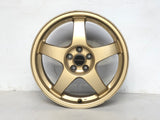 JDM 17" SUBARU RAYS 17x7JJ +55 5x100 RIMS GOLD FORGED MONOBLOCK GC8 RA | Wheels and Rims | +55, 17 Inch, 17", 5x100, Impreza, Rays, STI, Subaru, WRX, wrx 2004, wrx 2005, WRX STI | 1356