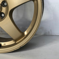 JDM 17" SUBARU RAYS 17x7JJ +55 5x100 RIMS GOLD FORGED MONOBLOCK GC8 RA | Wheels and Rims | +55, 17 Inch, 17", 5x100, Impreza, Rays, STI, Subaru, WRX, wrx 2004, wrx 2005, WRX STI | 1356