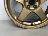 JDM 17" SUBARU RAYS 17x7JJ +55 5x100 RIMS GOLD FORGED MONOBLOCK GC8 RA | Wheels and Rims | +55, 17 Inch, 17", 5x100, Impreza, Rays, STI, Subaru, WRX, wrx 2004, wrx 2005, WRX STI | 1356