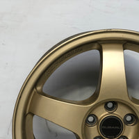JDM 17" SUBARU RAYS 17x7JJ +55 5x100 RIMS GOLD FORGED MONOBLOCK GC8 RA | Wheels and Rims | +55, 17 Inch, 17", 5x100, Impreza, Rays, STI, Subaru, WRX, wrx 2004, wrx 2005, WRX STI | 1356