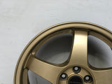 JDM 17" SUBARU RAYS 17x7JJ +55 5x100 RIMS GOLD FORGED MONOBLOCK GC8 RA