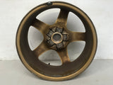 JDM 17" SUBARU RAYS 17x7JJ +55 5x100 RIMS GOLD FORGED MONOBLOCK GC8 RA
