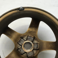 JDM 17" SUBARU RAYS 17x7JJ +55 5x100 RIMS GOLD FORGED MONOBLOCK GC8 RA