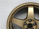 JDM 17" SUBARU RAYS 17x7JJ +55 5x100 RIMS GOLD FORGED MONOBLOCK GC8 RA
