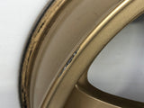 JDM 17" SUBARU RAYS 17x7JJ +55 5x100 RIMS GOLD FORGED MONOBLOCK GC8 RA