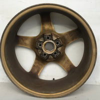 JDM 17" SUBARU RAYS 17x7JJ +55 5x100 RIMS GOLD FORGED MONOBLOCK GC8 RA