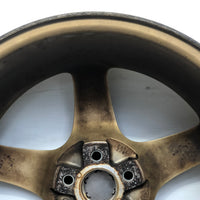 JDM 17" SUBARU RAYS 17x7JJ +55 5x100 RIMS GOLD FORGED MONOBLOCK GC8 RA