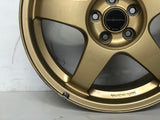 JDM 17" SUBARU RAYS 17x7JJ +55 5x100 RIMS GOLD FORGED MONOBLOCK GC8 RA