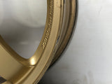JDM 17" SUBARU RAYS 17x7JJ +55 5x100 RIMS GOLD FORGED MONOBLOCK GC8 RA