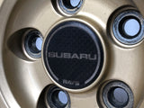 JDM 17" SUBARU RAYS 17x7JJ +55 5x100 RIMS GOLD FORGED MONOBLOCK GC8 RA