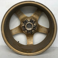 JDM 17" SUBARU RAYS 17x7JJ +55 5x100 RIMS GOLD FORGED MONOBLOCK GC8 RA