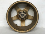 JDM 17" SUBARU RAYS 17x7JJ +55 5x100 RIMS GOLD FORGED MONOBLOCK GC8 RA