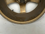 JDM 17" SUBARU RAYS 17x7JJ +55 5x100 RIMS GOLD FORGED MONOBLOCK GC8 RA