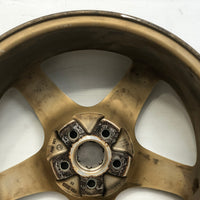 JDM 17" SUBARU RAYS 17x7JJ +55 5x100 RIMS GOLD FORGED MONOBLOCK GC8 RA