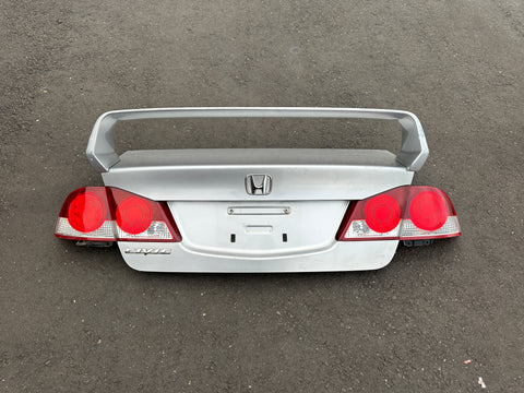 JDM 2006-2008 Honda Civic/Acura CSX Rear Trunk with Mugen Spoiler + TailLights