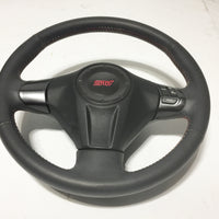 JDM 2013 GVB Subaru Impreza WRX STi Red Stitches With Leather Steering Wheel OEM | Steering Wheel | 2013, GVB, Impreza, Steering Wheel, STI, Subaru, WRX, WRX STI | 1235