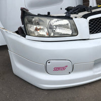 JDM Subaru Forester STi Bumper Lip Headlights Fenders Hood Grille Fogs 2003-2005 SG5 SG9 | Front End Conversion | Cross Sport Front end, Forester JDM Front End, SG5 Front Nose Cut, Subaru Forester Jdm Front end, Subaru SG5 Front end | 1799