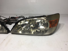 JDM TOYOTA ALTEZZA IS300/200 SXE10 HEADLIGHTS WITH AFTERMARKET HID KIT OEM