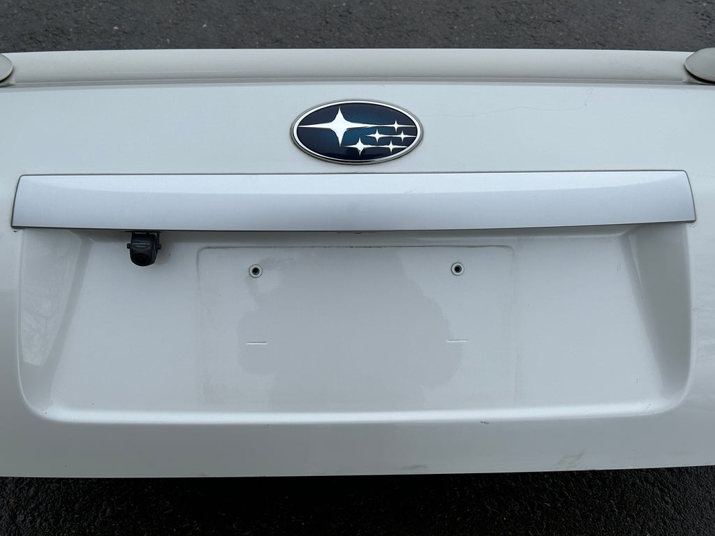 Primer Black ABS Rear Trunk Spoiler For 2008-2014 Subaru Impreza WRX STI 4-Door