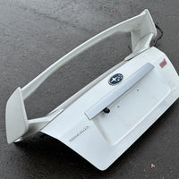 Jdm 08-14 Subaru Impreza WRX STi Trunk Lid Wing Spoiler Sedan GVB V10