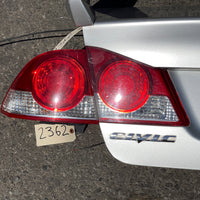 JDM 2006-2008 Honda/Acura CSX Rear End Conversion Rear Trunk w/ Mugen Spoiler + Bumper + TailLights + Sideskirts