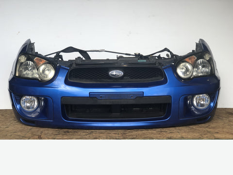 JDM 2004-2005 Subaru Impreza WRX Wagon Blobeye Front Nose Cut Assembly HID Headlights Fog Lights