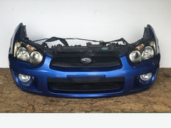 JDM 2004-2005 Subaru Impreza WRX Wagon Blobeye Front Nose Cut Assembly HID Headlights Fog Lights