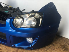 JDM 2004-2005 Subaru Impreza WRX Wagon Blobeye Front Nose Cut Assembly HID Headlights Fog Lights