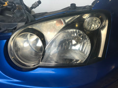 JDM 2004-2005 Subaru Impreza WRX Wagon Blobeye Front Nose Cut Assembly HID Headlights Fog Lights