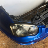 JDM 2004-2005 Subaru Impreza WRX Wagon Blobeye Front Nose Cut Assembly HID Headlights Fog Lights