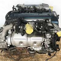 JDM Toyota Aristo Twin Turbo Front Sump VVTi 2JZ-GTE Engine Motor Auto Trans ECU Green Top | 180 PSI |