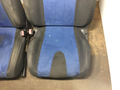 JDM 04-05 Subaru Impreza WRX STi V8 OEM Front Blue Suede Seats / 1993-2007