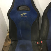 JDM 04-05 Subaru Impreza WRX STi V8 OEM Front Blue Suede Seats / 1993-2007 | Seats | 2.0l, 2.5l, 2005, Impreza, STI, Subaru, Turbo, WRX, wrx 2002, wrx 2004, WRX STI | 1258