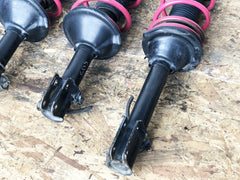 JDM Subaru Forester Shocks STi Pink Springs Struts Suspension Assembly 2003-2008