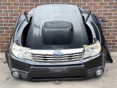 JDM Subaru Forester SH5 Front End Conversion  Bumper Headlights Fenders Hood 2009-2013