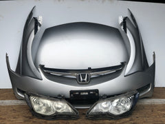 JDM Honda Civic / Acura CSX Front Bumper HID Headlights Fenders Hood 2006-2008