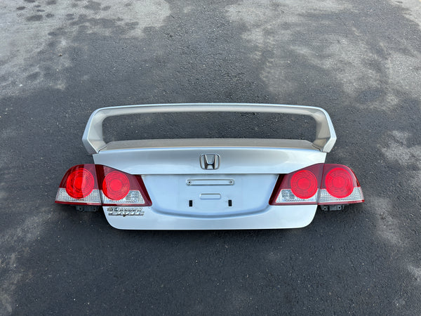 JDM 2006-2008 Honda/Acura CSX Rear End Conversion Rear Trunk w/ Mugen Spoiler + Bumper + TailLights + Sideskirts