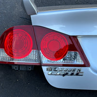 JDM 2006-2008 Honda/Acura CSX Rear End Conversion Rear Trunk w/ Mugen Spoiler + Bumper + TailLights + Sideskirts