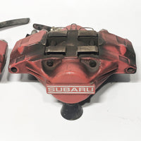 JDM 02-07 Subaru Impreza WRX Rear Brake Calipers 2 Pot 2 Piston Set Genuine OEM | Calipers | 2 pot, 4 pot, Calipers, Impreza, Red Four pot, sti brakes, Subaru, WRX, wrx 2002, wrx 2003, wrx 2004, wrx 2005, WRX STI | 1592