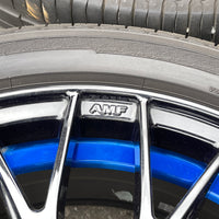 WedsSport SA-20R Wheels Rims - 215/45 R17  -  17x7.5 / 5x114 / +45 Offset Blue Ring | 17x7.5, 5x114.3, freeshipping, wedssport | 2153