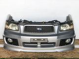 JDM SG5 03-05 Subaru Forester XT STi Front Clip with HID Headlights & Cross Sport Front Carbon Lip Sideskirt with Spats | Front Nose Cut | Cross Sport, Cross Sport Lip, Forester, Front End Conversion, SG5, STI, Subaru, Turbo | 1418