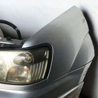 JDM SG5 03-05 Subaru Forester XT STi Front Clip with HID Headlights & Cross Sport Front Carbon Lip Sideskirt with Spats | Front Nose Cut | Cross Sport, Cross Sport Lip, Forester, Front End Conversion, SG5, STI, Subaru, Turbo | 1418