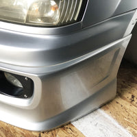 JDM SG5 03-05 Subaru Forester XT STi Front Clip with HID Headlights & Cross Sport Front Carbon Lip Sideskirt with Spats | Front Nose Cut | Cross Sport, Cross Sport Lip, Forester, Front End Conversion, SG5, STI, Subaru, Turbo | 1418