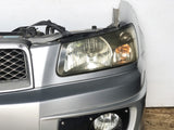 JDM SG5 03-05 Subaru Forester XT STi Front Clip with HID Headlights & Cross Sport Front Carbon Lip Sideskirt with Spats | Front Nose Cut | Cross Sport, Cross Sport Lip, Forester, Front End Conversion, SG5, STI, Subaru, Turbo | 1418