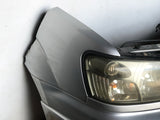 JDM SG5 03-05 Subaru Forester XT STi Front Clip with HID Headlights & Cross Sport Front Carbon Lip Sideskirt with Spats