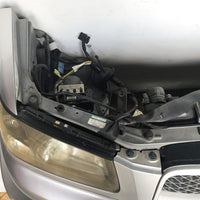 JDM SG5 03-05 Subaru Forester XT STi Front Clip with HID Headlights & Cross Sport Front Carbon Lip Sideskirt with Spats