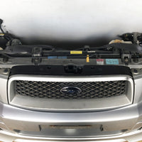 JDM SG5 03-05 Subaru Forester XT STi Front Clip with HID Headlights & Cross Sport Front Carbon Lip Sideskirt with Spats